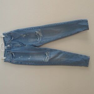 BDG Mom High Rise Tapered Distressed Denim Blue Jean Urban Outfitters - Size 27